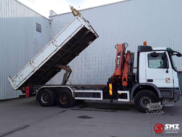 Savivartis su kranu Mercedes Actros 2636 Terex 290 .2e A3 lames steel EPS to...