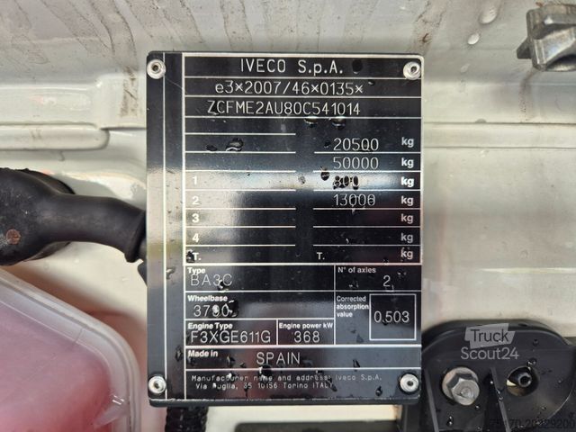 Standarta vilcējs IVECO X-Way AS440X50T/P ON+ Hydraulik Intarder Cam