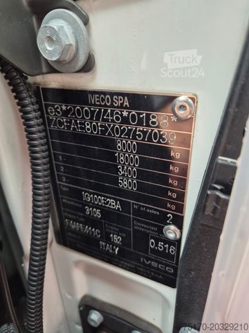 Billenőplatós furgon IVECO Eurocargo ML80E21 Meiller Kipper 2x AHK 3 Sitze