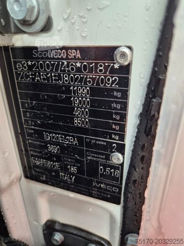 Грузовик для перевозки напитков IVECO Eurocargo ML120EL25/P Böse Schiebeplanen LBW AHK