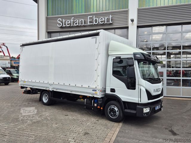 Gardinsidad skåpbil IVECO Eurocargo ML75E19/P LBW  Spoiler Klima 3 Sitze