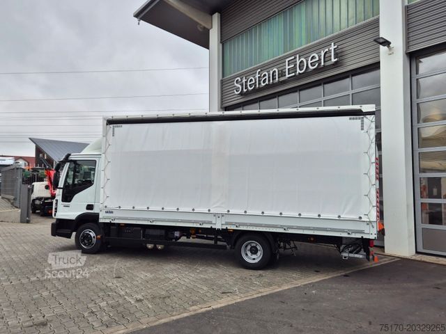 Gardinsidad skåpbil IVECO Eurocargo ML75E19/P LBW  Spoiler Klima 3 Sitze
