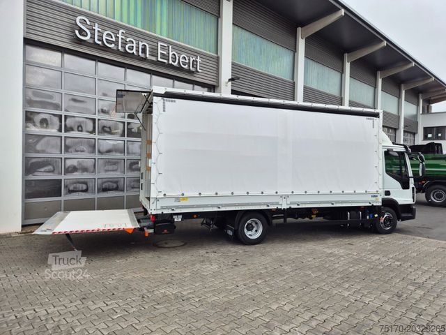 Gardinsidad skåpbil IVECO Eurocargo ML75E19/P LBW  Spoiler Klima 3 Sitze