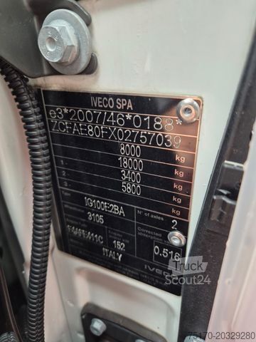 Billenő teherautó IVECO Eurocargo ML80E21 Meiller Kipper 2x AHK 3 Sitze