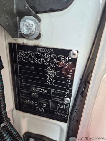 Trīspusējs kravas pašizgāzējs IVECO Eurocargo ML80E21 Meiller 2x AHK 3 Sitze Klima