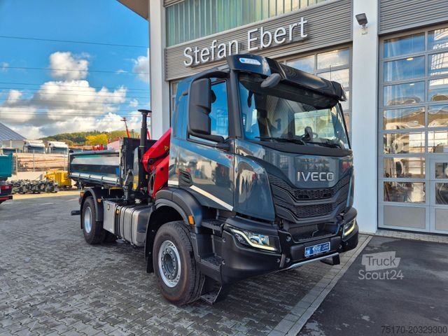Kippiauto IVECO AD200X46/P HR OFF Palfinger PK 12.501 Funk AHK