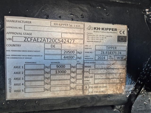 Kippiauto IVECO AD200X46/P HR OFF Palfinger PK 12.501 Funk AHK