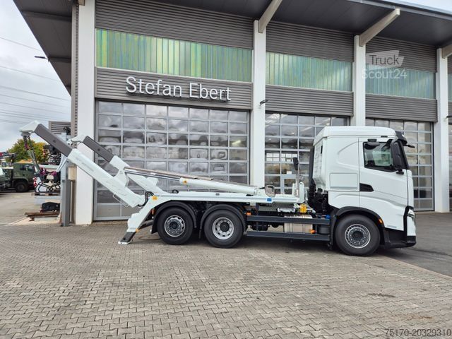 Absetzkipper LKW IVECO AS280X50Y/PS ON Meiller AK 16. T Funk AHK