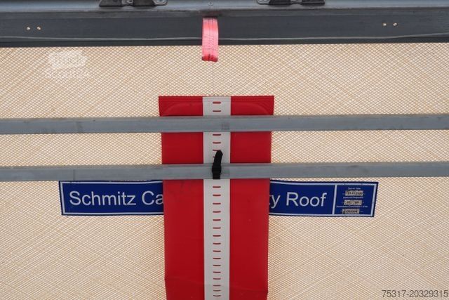 Открытый полуприцеп с тентом SCHMITZ CARGOBULL SCS 24 /12642 XL / RUNGENTASCHEN / 2 x LIFT/ROOF