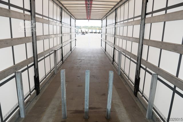 Открытый полуприцеп с тентом SCHMITZ CARGOBULL SCS 24 /12642 XL / RUNGENTASCHEN / 2 x LIFT/ROOF