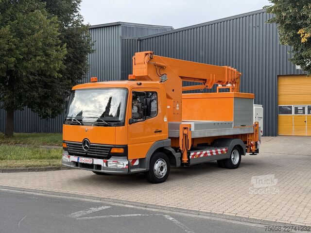 Teherautóra szerelt munkaállvány Mercedes-Benz Atego 815 - Ruthmann TK220 - 136 TKm