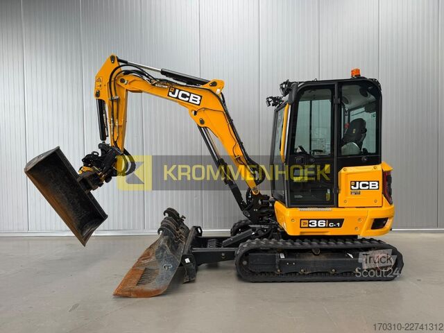 мини-экскаватор JCB 36C-1 Engcon Draaikantelstuk