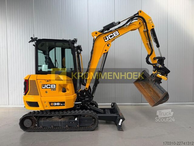мини-экскаватор JCB 36C-1 Engcon Draaikantelstuk