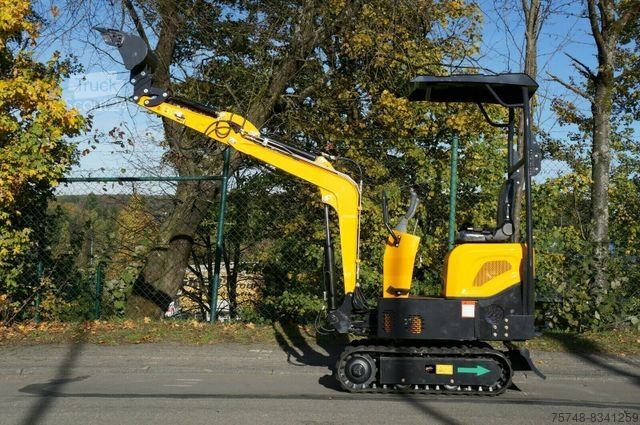 Mini excavator  Microbagger 1000 kg NEU Löffelpaket
