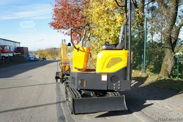 Mini excavator  Microbagger 1000 kg NEU Löffelpaket