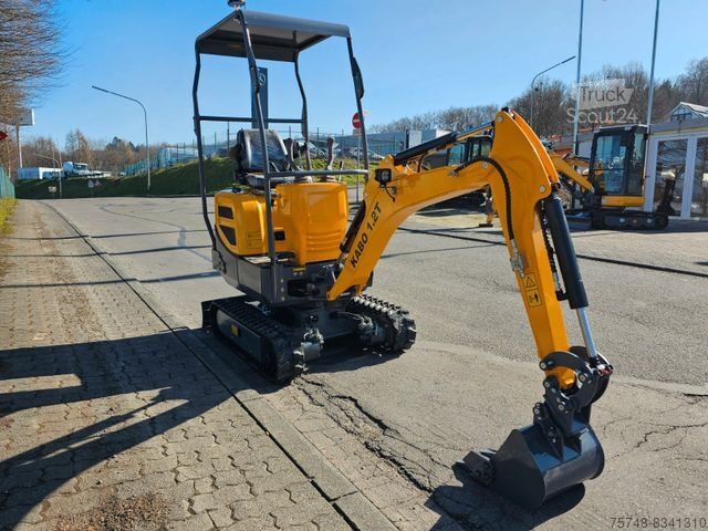 Мини-экскаватор  Microbagger 1200 kg NEU Löffelpaket