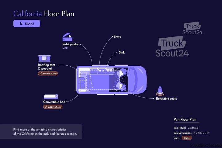 Caravan/camper Volkswagen California Coast 2.0TDI |2022 EURO 6| Venditore professionale