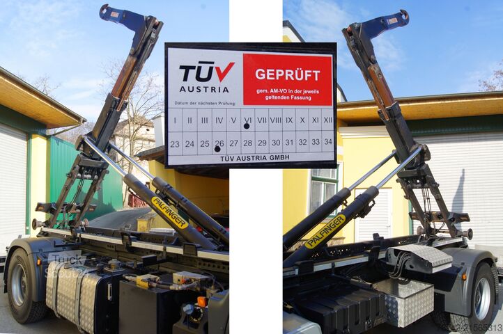 Tovornjak s kavljem za kontejnerje MAN TGS 18.360 BL 4x4 / PALIFT/ Winterdienst/ 5 m³ Salzstreuer