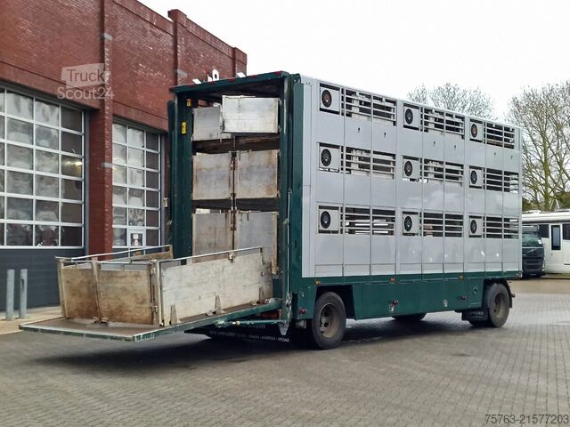 Szarvasmarha-szállítás CUPPERS LVA 10-10 AL 3 deck livestock trailer - BPW Axl...