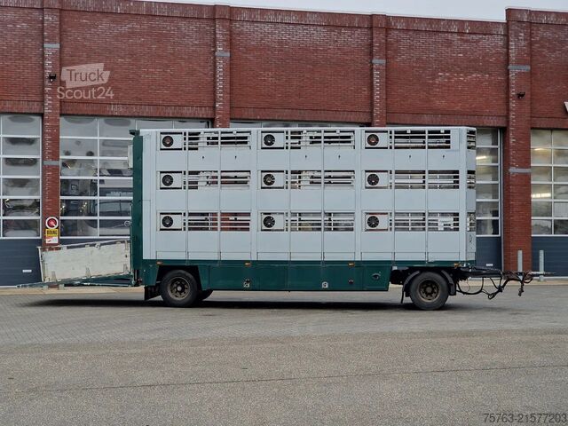 Szarvasmarha-szállítás CUPPERS LVA 10-10 AL 3 deck livestock trailer - BPW Axl...