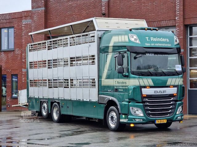 Transport de bétail DAF XF 440 SuperSpaceCab 6x2*4 - Cuppers 1-2-3 deck...