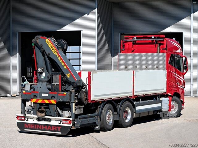 Vrachtauto met open laadbak VOLVO FH16 750 PS + Schwarzmüller Anhänger