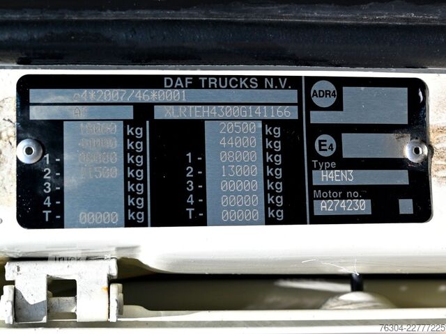 وحدة جرار قياسية DAF XF 460 FT
