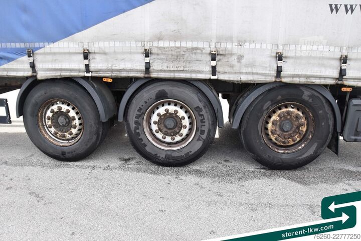 Naczepa otwarta z plandeką SCHWARZMÜLLER Tautliner Zurringe Reserverad