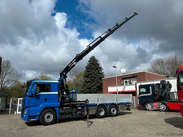 Truck mounted crane MAN 26.400 Pritsche + HIAB 232 Kran 6x2