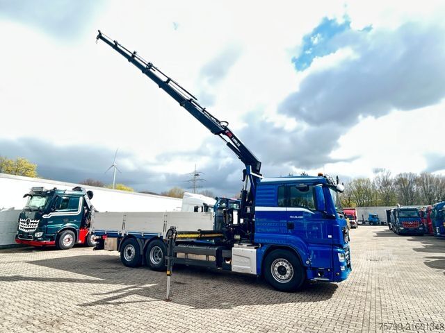 Truck mounted crane MAN 26.400 Pritsche + HIAB 232 Kran 6x2