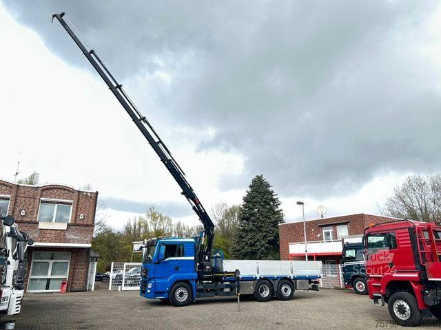 Truck mounted crane MAN 26.400 Pritsche + HIAB 232 Kran 6x2