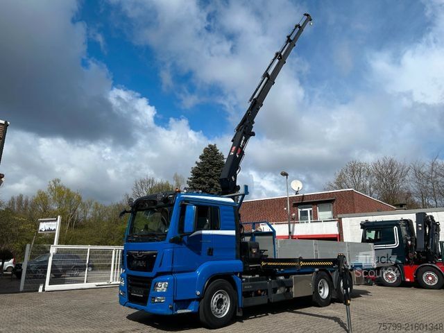 Truck mounted crane MAN 26.400 Pritsche + HIAB 232 Kran 6x2