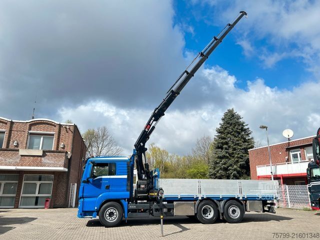 Truck mounted crane MAN 26.400 Pritsche + HIAB 232 Kran 6x2