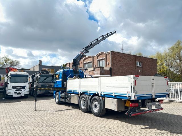 Truck mounted crane MAN 26.400 Pritsche + HIAB 232 Kran 6x2