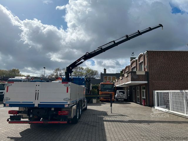 Truck mounted crane MAN 26.400 Pritsche + HIAB 232 Kran 6x2