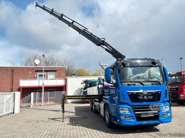 Truck mounted crane MAN 26.400 Pritsche + HIAB 232 Kran 6x2