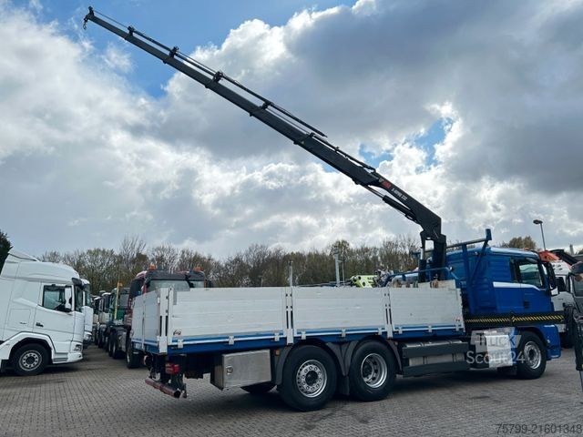 Truck mounted crane MAN 26.400 Pritsche + HIAB 232 Kran 6x2