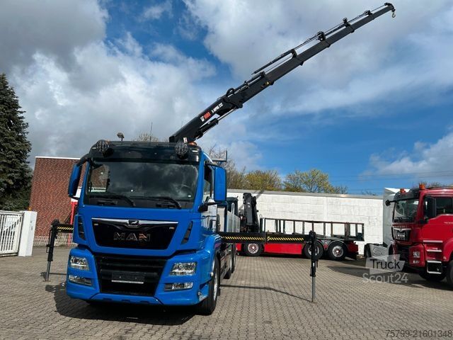 Truck mounted crane MAN 26.400 Pritsche + HIAB 232 Kran 6x2