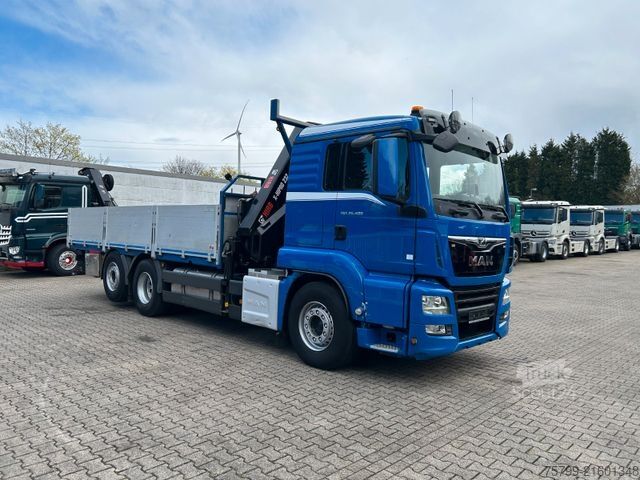Truck mounted crane MAN 26.400 Pritsche + HIAB 232 Kran 6x2
