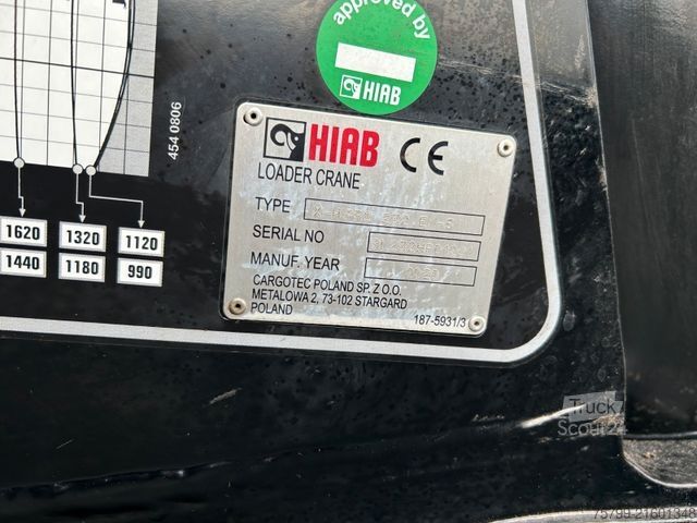 Truck mounted crane MAN 26.400 Pritsche + HIAB 232 Kran 6x2