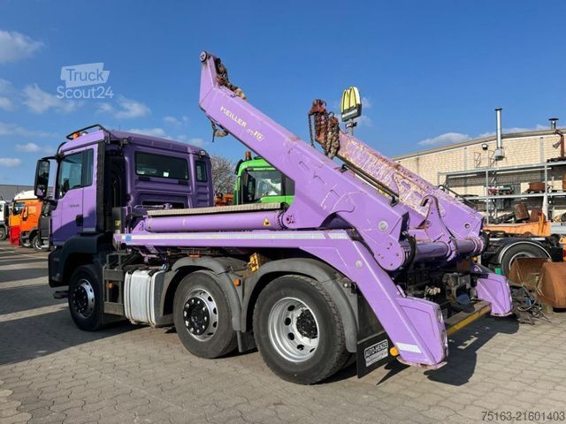 Skip truck MAN TG-S 26.420 6x2 BL Absetzkipper Meiller Funk