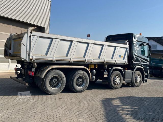 Tipper truck SCANIA G 410 8x4 4-Achs Kipper XT Bordmatik