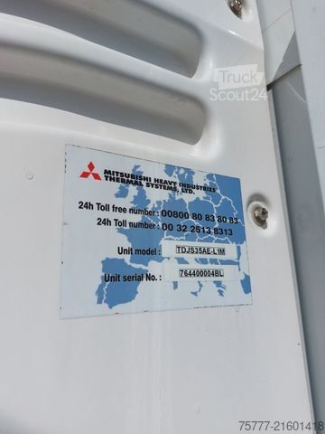 Refrigerator body van IVECO Daily 50C18 Tiefkühlkoffer - Automatik-LBW