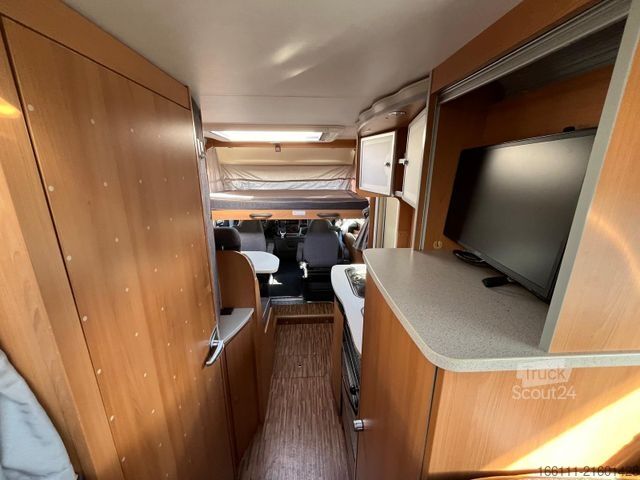 Integrated camper DETHLEFFS Globebus I 001 - Hub/Festbett -  -