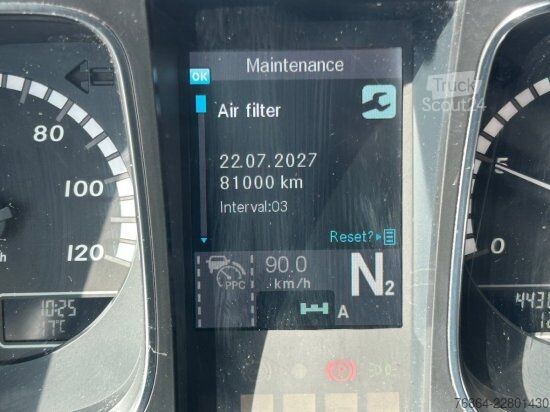 Billenő teherautó MERCEDES-BENZ ACTROS 2551 L 6X2 LENK-LIFTACHSE, HIAB-LIFT 2019, E6, RETARDER, CB-FUNK