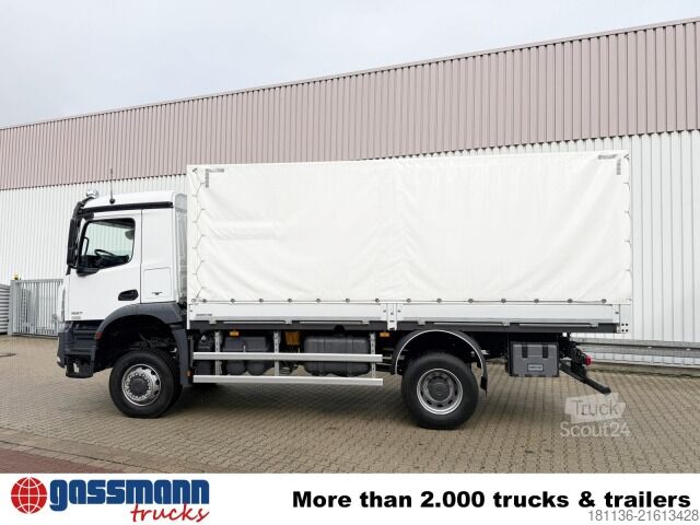 Flatbed truck Mercedes-Benz Arocs 1827/30 A 4x4, Ex-Bundeswehr!