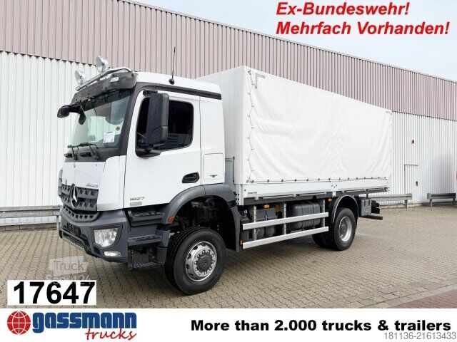 Flatbed truck Mercedes-Benz Arocs 1827/30 A 4x4, Ex-Bundeswehr!