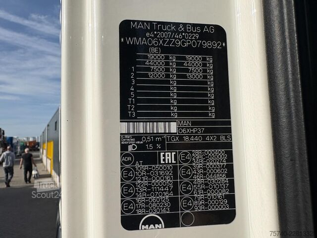 Standard-SZM MAN TGX 18.440 + RETARDER + PTO HYDRAULIC + EURO 6