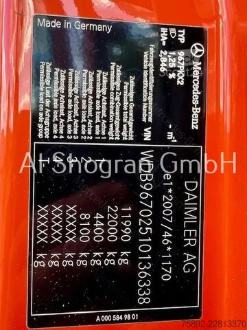 System BDF Mercedes-Benz Atego 1218 BDF Koffer / Voll Luft / Klima / Eu6