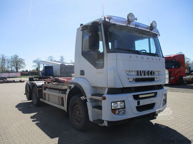Контейнеровоз з гачком (рол-офф) IVECO AD260S42 YPS 6x2*4 | AIRCO | HOOKLIFT HYVA 22 55